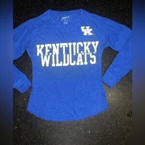 UEC KENTUCKY WILDCATS UK BLUE LONG SLEEVE TEE SZ S